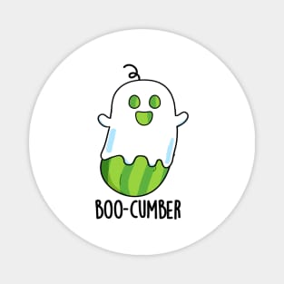 Boo-cumber Funny Ghost Cucumber Pun Magnet